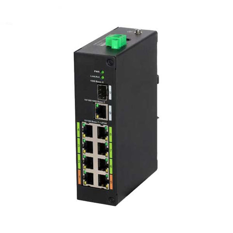 Dahua / ePoE Ethernet Switch / 8-Port / 800m PoE / 48-57 VDC / 120W / LR2110-8ET-120 - UHS Hardware Dahua / ePoE Ethernet Switch / 8-Port / 800m PoE / 48-57 VDC / 120W / LR2110-8ET-120 - UHS Hardware