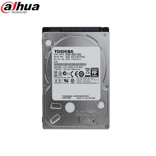 Dahua / Toshiba / Mobile Hard Drive / 1TB HDD / DH-MQ01ABD100V - UHS Hardware Dahua / Toshiba / Mobile Hard Drive / 1TB HDD / DH-MQ01ABD100V - UHS Hardware