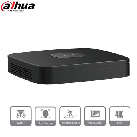 Dahua / 8 Channel / 8MP / 4K NVR / 1 SATA / 6TB HDD / DH-N41C2P6 - UHS Hardware Dahua / 8 Channel / 8MP / 4K NVR / 1 SATA / 6TB HDD / DH-N41C2P6 - UHS Hardware
