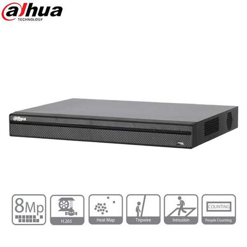 Dahua / 4 Channels / 4K / PoE NVR / 8MP / 2 SATA / 6TB HDD / N42B1P6 - UHS Hardware Dahua / 4 Channels / 4K / PoE NVR / 8MP / 2 SATA / 6TB HDD / N42B1P6 - UHS Hardware