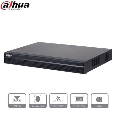 Dahua / 4 Channel / 8MP / 4K NVR / 2 SATA / No HDD / DH-N42C1P - UHS Hardware Dahua / 4 Channel / 8MP / 4K NVR / 2 SATA / No HDD / DH-N42C1P - UHS Hardware