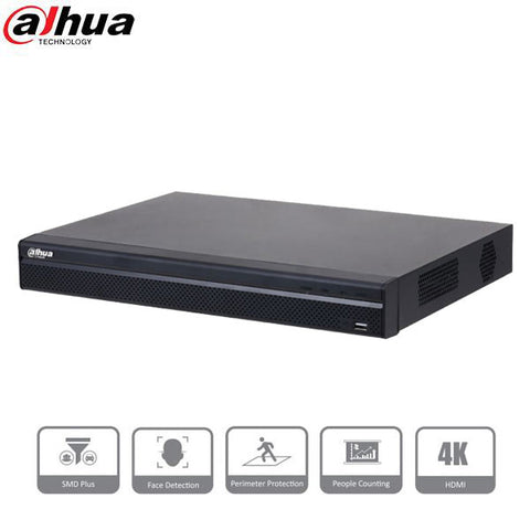 Dahua / 16 Channel / 8MP / 4K NVR / 2 SATA / 8TB HDD / DH-N42C3P8 - UHS Hardware Dahua / 16 Channel / 8MP / 4K NVR / 2 SATA / 8TB HDD / DH-N42C3P8 - UHS Hardware