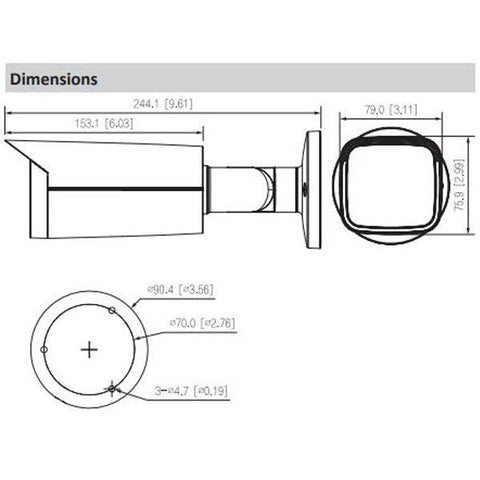 Dahua / IP / 4MP / Bullet Camera / Vari-Focal / 2.7-12 mm Lens / Outdoor / Ultra WDR / IP67 / Night Color 2.0 / ePoE / Smart Motion Detection / 5 Year Warranty / DH-N45EFNZ - UHS Hardware Dahua / IP / 4MP / Bullet Camera / Vari-Focal / 2.7-12 mm Lens / Outdoor / Ultra WDR / IP67 / Night Color 2.0 / ePoE / Smart Motion Detection / 5 Year Warranty / DH-N45EFNZ - UHS Hardware