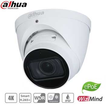 Dahua / IP / 8MP / Eyeball Camera / Motorized Varifocal / 2.7-12mm Lens / Outdoor / WDR / IP67 / IK10 / 50m Smart IR / ePoE / Built-in Microphone / 5 Year Warranty / DH-N85DJ6Z - UHS Hardware Dahua / IP / 8MP / Eyeball Camera / Motorized Varifocal / 2.7-12mm Lens / Outdoor / WDR / IP67 / IK10 / 50m Smart IR / ePoE / Built-in Microphone / 5 Year Warranty / DH-N85DJ6Z - UHS Hardware