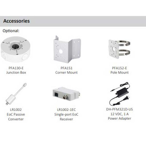 Dahua / IP / 8MP / Bullet Camera / Fixed / 2.8 mm Lens / Outdoor / Ultra WDR / IP67 / IK10 / ePoE / 5 Year Warranty / DH-N85DF62 - UHS Hardware Dahua / IP / 8MP / Bullet Camera / Fixed / 2.8 mm Lens / Outdoor / Ultra WDR / IP67 / IK10 / ePoE / 5 Year Warranty / DH-N85DF62 - UHS Hardware