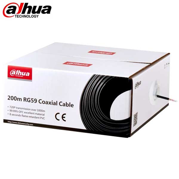 Dahua / RG59 Coaxial Cable / 200m / DH-PFM930-59N - UHS Hardware Dahua / RG59 Coaxial Cable / 200m / DH-PFM930-59N - UHS Hardware