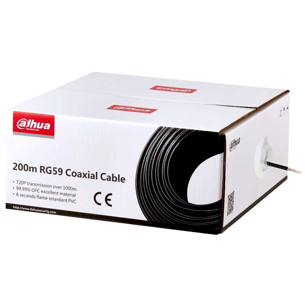 Dahua / RG59 Coaxial Cable / 200m / DH-PFM930-59N - UHS Hardware
