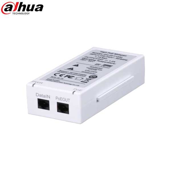 Dahua / Midspan / PoE Injector / Single Port / 60W / PFT1200 - UHS Hardware Dahua / Midspan / PoE Injector / Single Port / 60W / PFT1200 - UHS Hardware