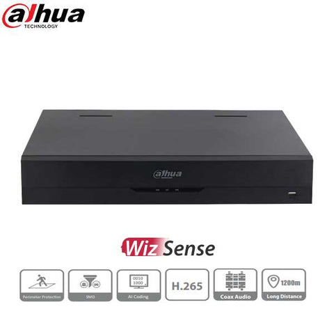 Dahua / HDCVI DVR / 32 Channels / Analytics+ / Mini 1.5U / Penta-brid / 8MP / 1080p / 10TB HDD / X54B5L10 - UHS Hardware Dahua / HDCVI DVR / 32 Channels / Analytics+ / Mini 1.5U / Penta-brid / 8MP / 1080p / 10TB HDD / X54B5L10 - UHS Hardware