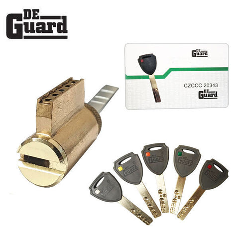 Key Controlled - (Key-In-Knob) KIK Cylinder - 206 Keyway - US3 - Polished Brass - UHS Hardware Key Controlled - (Key-In-Knob) KIK Cylinder - 206 Keyway - US3 - Polished Brass - UHS Hardware