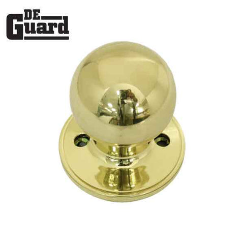 Premium Square "Lyndale" Style Design Handleset w/ Interior Knob - PB (SC1 / KW1) - UHS Hardware Premium Square "Lyndale" Style Design Handleset w/ Interior Knob - PB (SC1 / KW1) - UHS Hardware