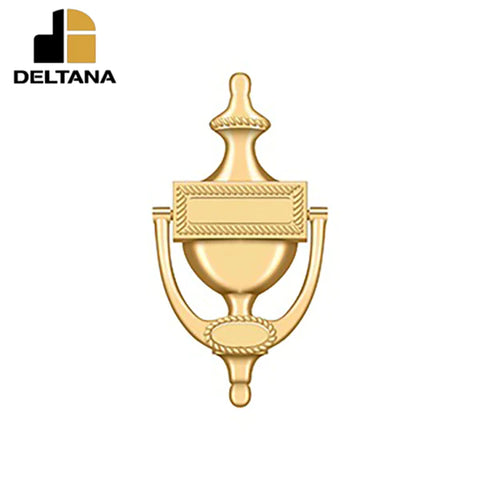 Deltana - Door Knocker - Victorian Rope - 4-7/8" Center To Center - Optional Finish Deltana - Door Knocker - Victorian Rope - 4-7/8" Center To Center - Optional Finish