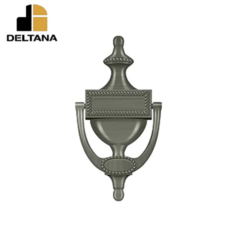 Deltana - Door Knocker - Victorian Rope - 4-7/8" Center To Center - Optional Finish Deltana - Door Knocker - Victorian Rope - 4-7/8" Center To Center - Optional Finish