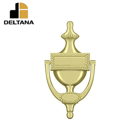 Deltana - Door Knocker - Victorian Rope - 4-7/8" Center To Center - Optional Finish Deltana - Door Knocker - Victorian Rope - 4-7/8" Center To Center - Optional Finish