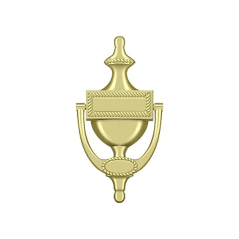 Deltana - Door Knocker - Victorian Rope - 4-7/8" Center To Center - Optional Finish Deltana - Door Knocker - Victorian Rope - 4-7/8" Center To Center - Optional Finish