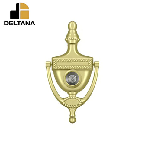 Deltana - Door Knocker-Viewer - Victorian Rope - 3-7/8" Center To Center - 180 Degree View Range - Optional Finish Deltana - Door Knocker-Viewer - Victorian Rope - 3-7/8" Center To Center - 180 Degree View Range - Optional Finish