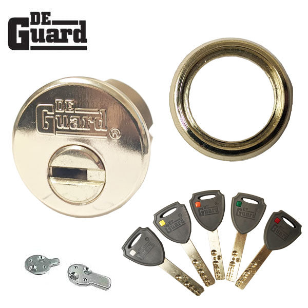 High Security - RIM/Mortise Cylinder - 1" - 206 Keyway - US3 - Polished Brass - UHS Hardware High Security - RIM/Mortise Cylinder - 1" - 206 Keyway - US3 - Polished Brass - UHS Hardware