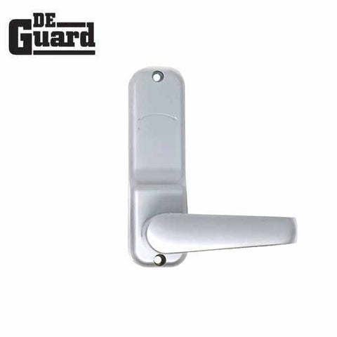 Premium Narrow-Stile - Mechanical Keypad Keyless Lever Lock - Satin Chrome - UHS Hardware Premium Narrow-Stile - Mechanical Keypad Keyless Lever Lock - Satin Chrome - UHS Hardware