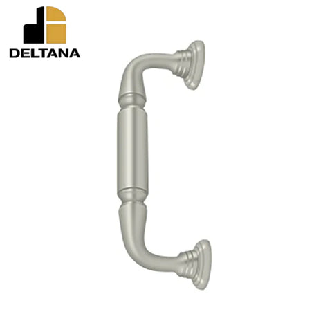 Deltana - Door Pull - w/ Rosette - 8" - Optional Finish Deltana - Door Pull - w/ Rosette - 8" - Optional Finish