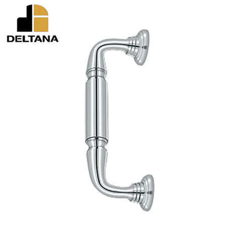 Deltana - Door Pull - w/ Rosette - 8" - Optional Finish Deltana - Door Pull - w/ Rosette - 8" - Optional Finish