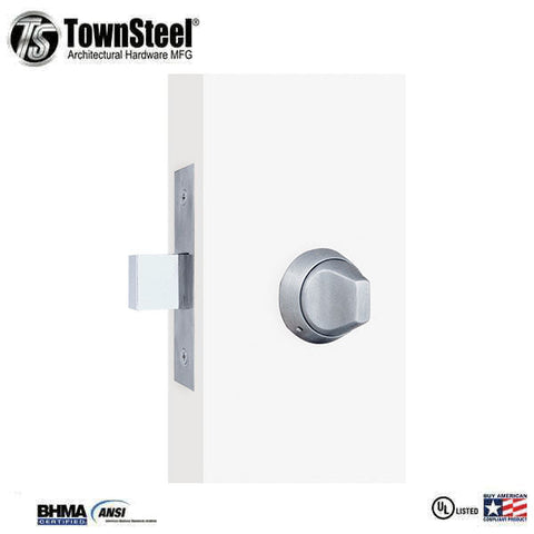TownSteel - DRX - Heavy Duty - Ligature Resistant Commercial Mortise Deadbolt Lock - Optional Function - Stainless Steel - Grade 1 TownSteel - DRX - Heavy Duty - Ligature Resistant Commercial Mortise Deadbolt Lock - Optional Function - Stainless Steel - Grade 1