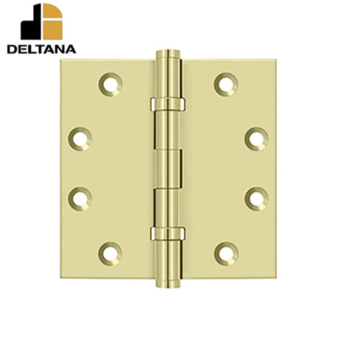 Deltana - 4-1/2" x 4-1/2" Square Hinges - Ball Bearing - 0.134 Thickness - Optional Finish Deltana - 4-1/2" x 4-1/2" Square Hinges - Ball Bearing - 0.134 Thickness - Optional Finish