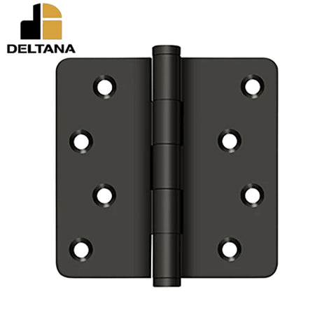 Deltana - 4" x 4" x 1/4" Radius Hinge - Zig-Zag - 0.085 Thickness - Optional Finish Deltana - 4" x 4" x 1/4" Radius Hinge - Zig-Zag - 0.085 Thickness - Optional Finish