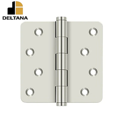 Deltana - 4" x 4" x 1/4" Radius Hinge - Zig-Zag - 0.085 Thickness - Optional Finish Deltana - 4" x 4" x 1/4" Radius Hinge - Zig-Zag - 0.085 Thickness - Optional Finish
