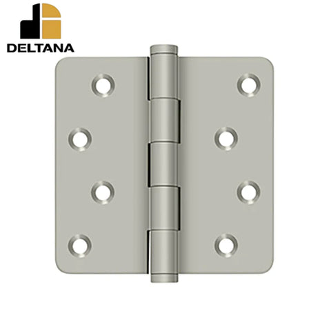 Deltana - 4" x 4" x 1/4" Radius Hinge - Zig-Zag - 0.085 Thickness - Optional Finish Deltana - 4" x 4" x 1/4" Radius Hinge - Zig-Zag - 0.085 Thickness - Optional Finish