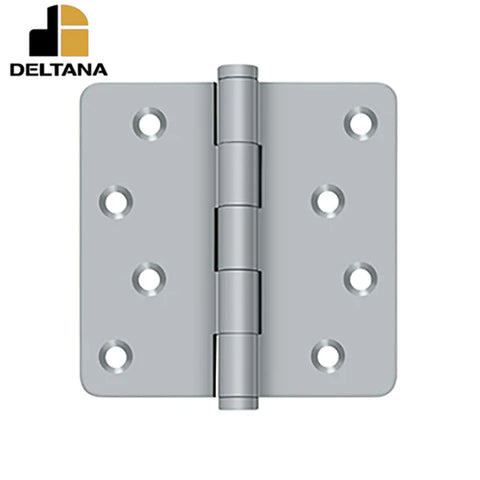 Deltana - 4" x 4" x 1/4" Radius Hinge - Zig-Zag - 0.085 Thickness - Optional Finish Deltana - 4" x 4" x 1/4" Radius Hinge - Zig-Zag - 0.085 Thickness - Optional Finish
