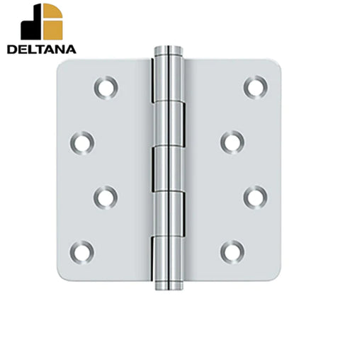 Deltana - 4" x 4" x 1/4" Radius Hinge - Zig-Zag - 0.085 Thickness - Optional Finish Deltana - 4" x 4" x 1/4" Radius Hinge - Zig-Zag - 0.085 Thickness - Optional Finish
