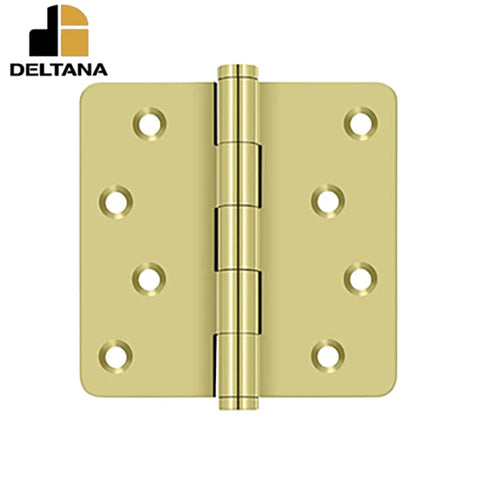 Deltana - 4" x 4" x 1/4" Radius Hinge - Zig-Zag - 0.085 Thickness - Optional Finish Deltana - 4" x 4" x 1/4" Radius Hinge - Zig-Zag - 0.085 Thickness - Optional Finish