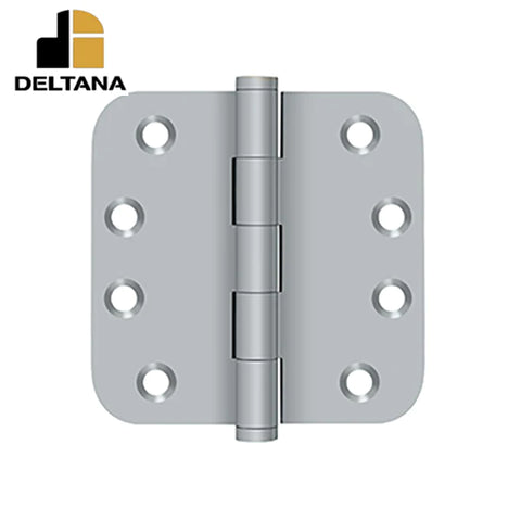 Deltana - 4" x 4" x 5/8" Radius Hinge - 0.129 Thickness - Optional Finish Deltana - 4" x 4" x 5/8" Radius Hinge - 0.129 Thickness - Optional Finish