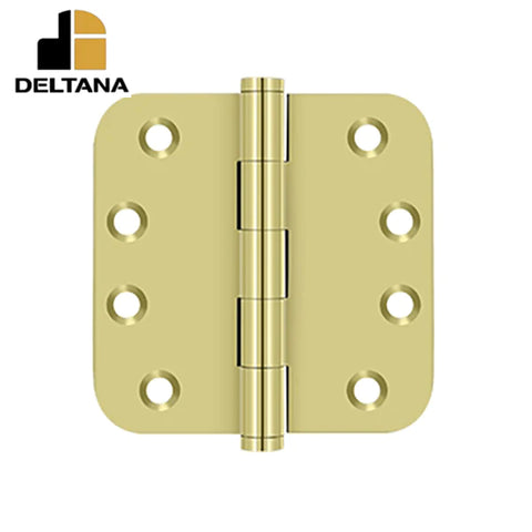 Deltana - 4" x 4" x 5/8" Radius Hinge - 0.129 Thickness - Optional Finish Deltana - 4" x 4" x 5/8" Radius Hinge - 0.129 Thickness - Optional Finish