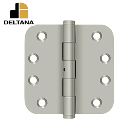 Deltana - 4" x 4" x 5/8" Radius Hinge - 0.129 Thickness - Optional Finish Deltana - 4" x 4" x 5/8" Radius Hinge - 0.129 Thickness - Optional Finish