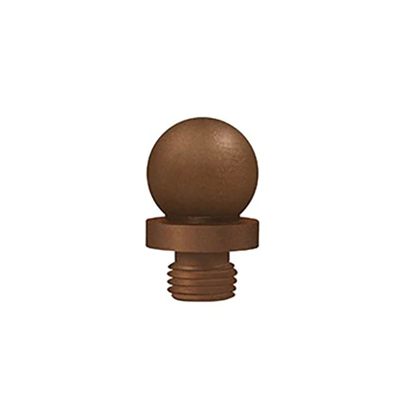 Deltana - Ball Tip Finial - Distressed - Solid Brass - US10BR