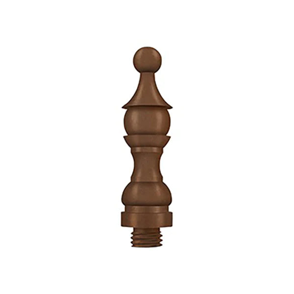 Deltana - Royal Finial 3" - Distressed - Solid Brass - US10BR