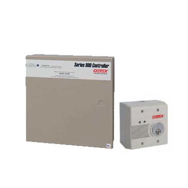 Detex - DTX-84-800 - Power Control System - Delayed Egress - Latch Retraction - Remote Interface Unit - Single Doors - 120VAC/24VDC - UHS Hardware Detex - DTX-84-800 - Power Control System - Delayed Egress - Latch Retraction - Remote Interface Unit - Single Doors - 120VAC/24VDC - UHS Hardware