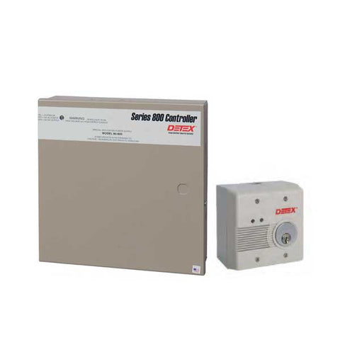 Detex- DTX-85-800 - Power Control System - Delayed Egress - Latch Retraction - Remote Interface Unit - Double Doors - 120VAC/24VDC - UHS Hardware Detex- DTX-85-800 - Power Control System - Delayed Egress - Latch Retraction - Remote Interface Unit - Double Doors - 120VAC/24VDC - UHS Hardware