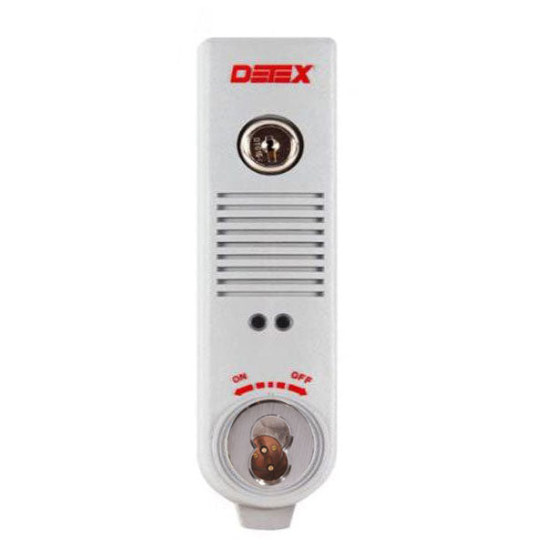 Detex - EAX-500 - Exit Alarm - Interchangeable Core - 7 Pin - 9VDC - Gray - UHS Hardware Detex - EAX-500 - Exit Alarm - Interchangeable Core - 7 Pin - 9VDC - Gray - UHS Hardware