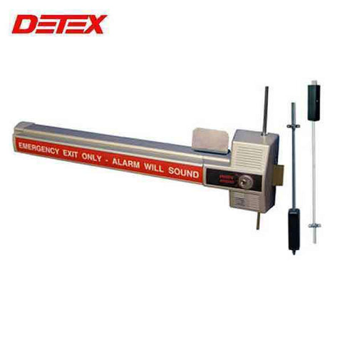 Detex - ECL-230X - TDB - Alarmed Deadbolt Panic Device - 3 Point Lock (Top, Bottom & Deadbolt) - UHS Hardware Detex - ECL-230X - TDB - Alarmed Deadbolt Panic Device - 3 Point Lock (Top, Bottom & Deadbolt) - UHS Hardware