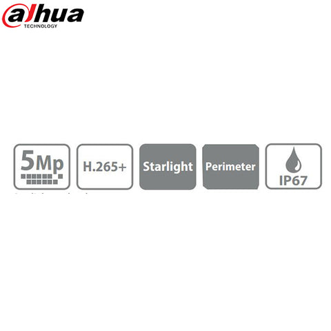 Dahua / IP Camera / Bullet / 5 MP / DH-N53AF5Z - UHS Hardware Dahua / IP Camera / Bullet / 5 MP / DH-N53AF5Z - UHS Hardware