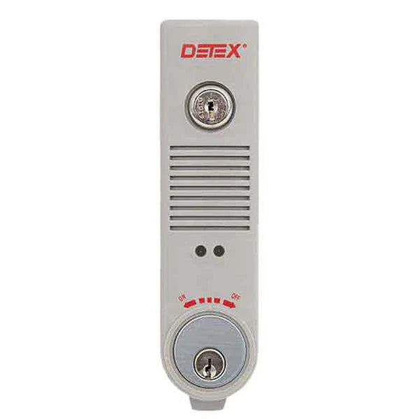 Detex - EAX-500 - Exit Alarm - Keyed Different - 9VDC - Gray - UHS Hardware