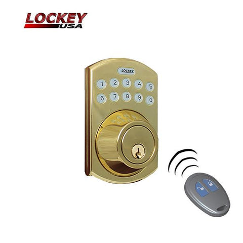 Lockey - E915 - Electronic Keypad Deadbolt Lock - UHS Hardware Lockey - E915 - Electronic Keypad Deadbolt Lock - UHS Hardware