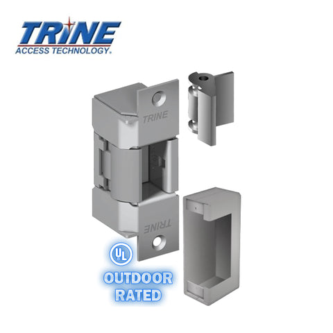 Trine - 400CMRP - ANSI Electric Strike Outdoor Gate Solution - Stainless Steel - Right Handed - Grade 1 - UHS Hardware Trine - 400CMRP - ANSI Electric Strike Outdoor Gate Solution - Stainless Steel - Right Handed - Grade 1 - UHS Hardware