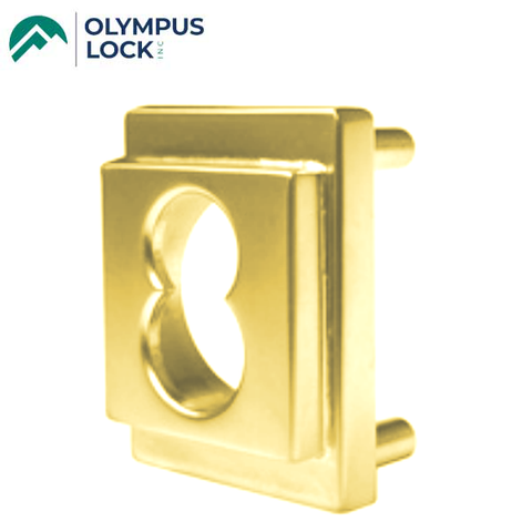 Olympus - ETS4 - Exterior Through-Bolt Mounting Plates for Olympus Cabinet Locks - Optional Finish - UHS Hardware Olympus - ETS4 - Exterior Through-Bolt Mounting Plates for Olympus Cabinet Locks - Optional Finish - UHS Hardware