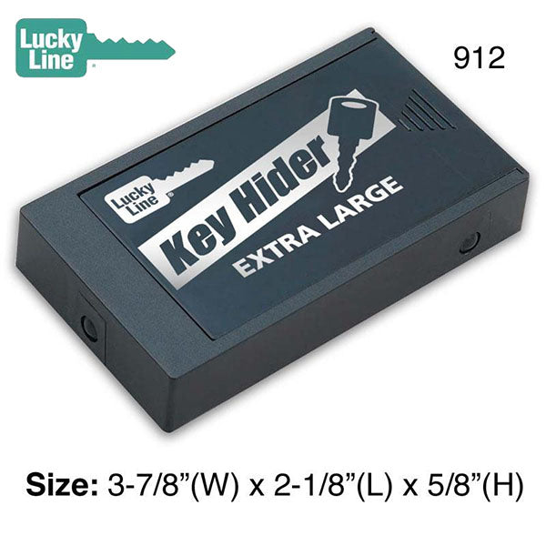 LuckyLine - 91201 - Extra Large Magnetic Key Hider - Black - 1 Pack - UHS Hardware LuckyLine - 91201 - Extra Large Magnetic Key Hider - Black - 1 Pack - UHS Hardware