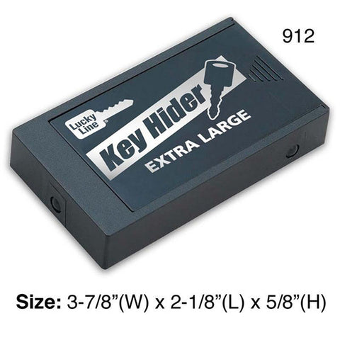 LuckyLine - 91201 - Extra Large Magnetic Key Hider - Black - 1 Pack - UHS Hardware LuckyLine - 91201 - Extra Large Magnetic Key Hider - Black - 1 Pack - UHS Hardware