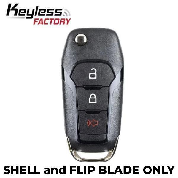 2014-2017 Ford F-Series Flip Key SHELL for N5F-A08TAA (FKS-FD-088) - UHS Hardware 2014-2017 Ford F-Series Flip Key SHELL for N5F-A08TAA (FKS-FD-088) - UHS Hardware