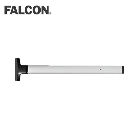Falcon - 1692 - Concealed Vertical Rod Touchbar Device - 36" - Nightlatch / Holdback - US28 - Satin Aluminum Clear Anodized Falcon - 1692 - Concealed Vertical Rod Touchbar Device - 36" - Nightlatch / Holdback - US28 - Satin Aluminum Clear Anodized